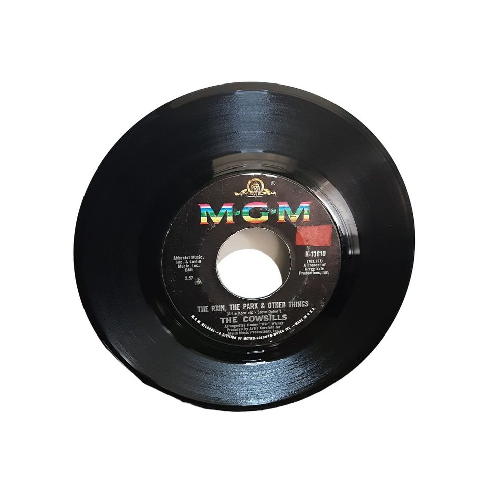 The Cowsills The Rain The Park And Other Things 45 MGM 13810 1967